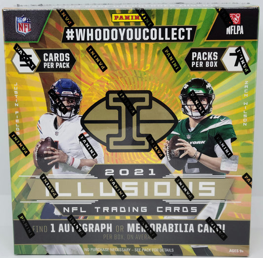 2021 Panini Illusions NFL Trading Cards Mega Box