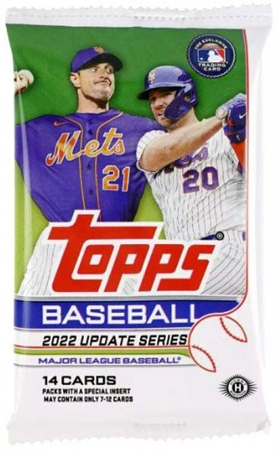 2022 Topps Update Series Baseball 14-card hobby pack