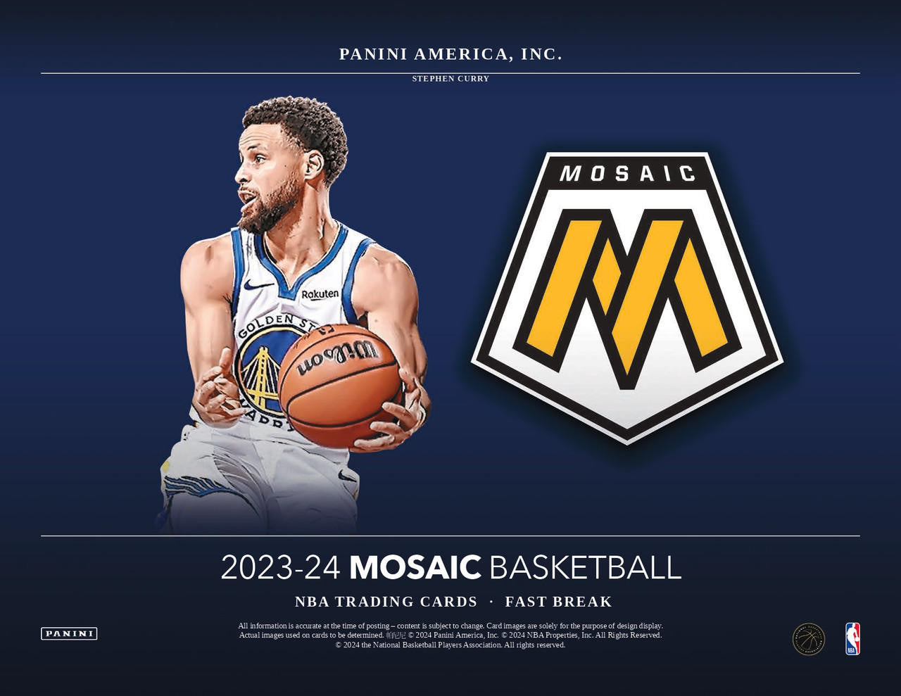 Caja de contraataque de baloncesto Panini Mosaic 2022-23