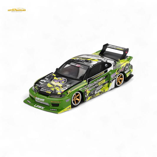 (Pre-Order) MINI-GT Nissan S15 Silvia #555 V2 1:64