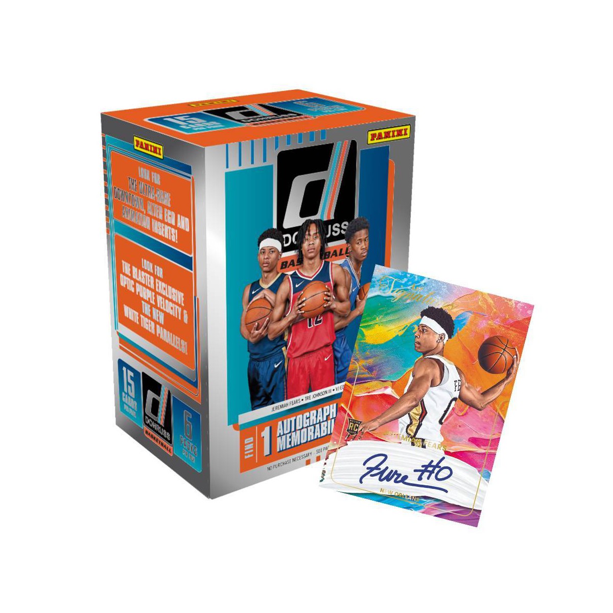 2025-26 Panini Donruss Basketball 6-pack blaster box product view
