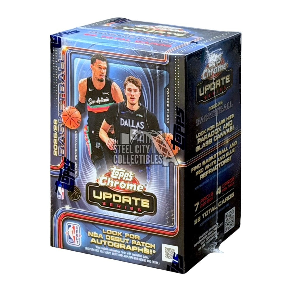 2025-26 Topps Chrome Updates Basketball Blaster Box