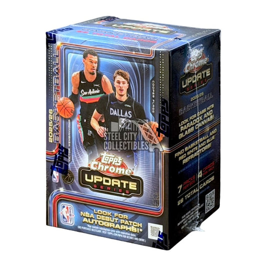 2025-26 Topps Chrome Updates Basketball Blaster Box