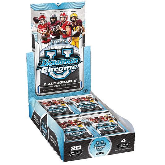 2025 Bowman University Chrome Football Pack