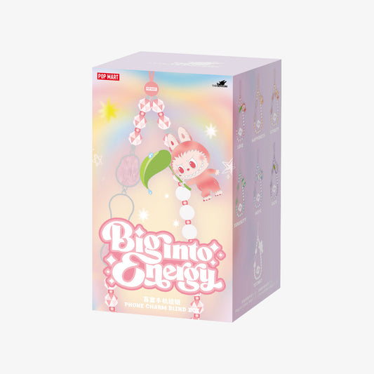 [In Stock] POPMART Big into Energy Series-Phone Charm Blind Box Labubu (SEALED)