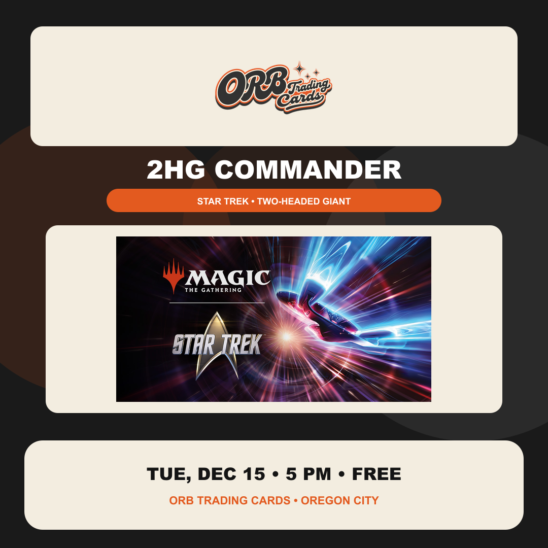2HG COMMANDER at ORB Trading Cards