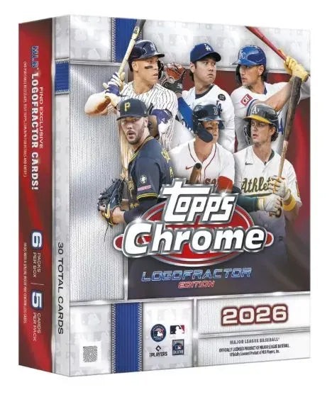 2026 Topps Chrome Baseball Logofractor Edition Box