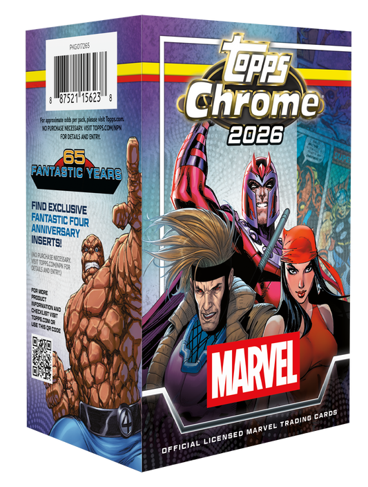 2026 Topps Chrome Marvel Comics Blaster Box