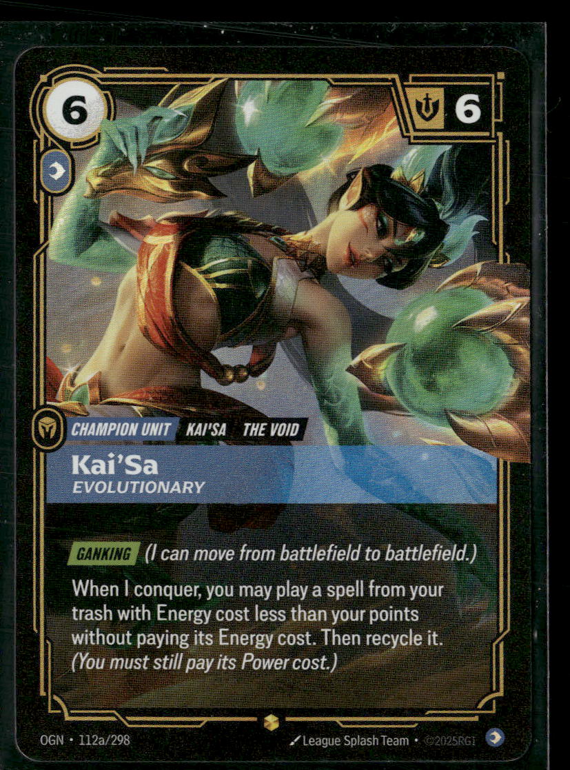 Kai'Sa, Evolutionary #112a/298 Holofoil Showcase - Riftbound Origins