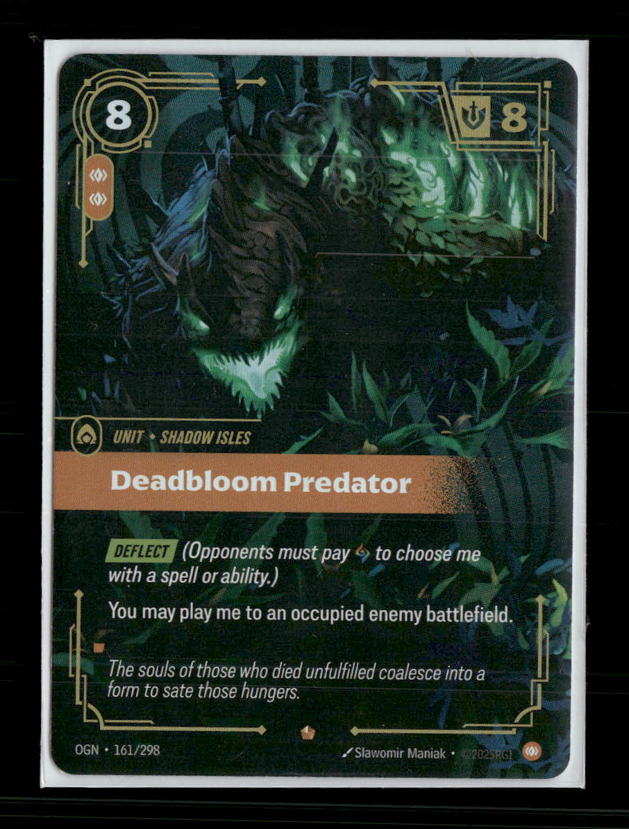 Deadbloom Predator #161/298 Epic - Riftbound Origins