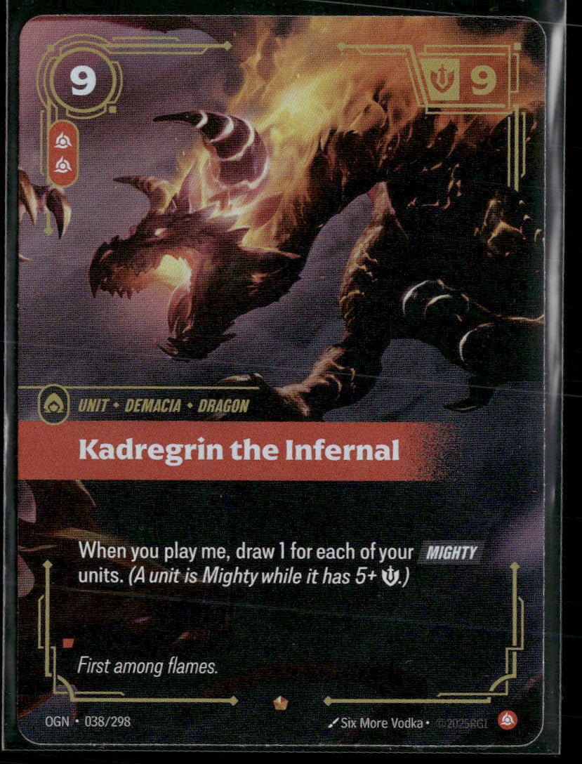 Kadregrin the Infernal #038/298 Legendary - Riftbound Origins