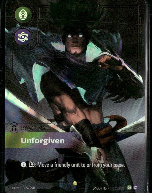 Unforgiven #305/298 Legendary - Riftbound Origins