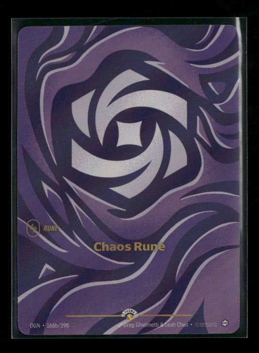 Chaos Rune #166b/298 - Riftbound Organized Play Promotional Cards
