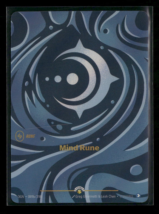 Mind Rune #089b/298 - Riftbound Origins