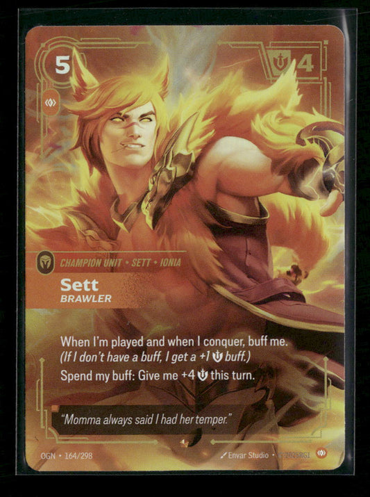 Sett #164/298 Rare - Riftbound Origins