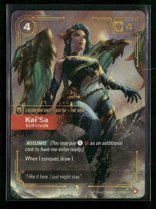 Kai'Sa - Survivor #039a/298 Legendary - Riftbound Origins