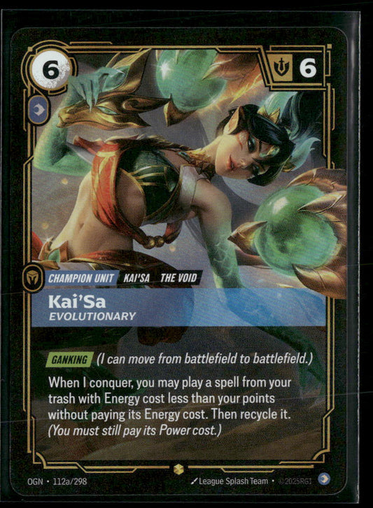 Kai'Sa - Evolutionary (Alternate Art) #112a/298 Foil - Riftbound