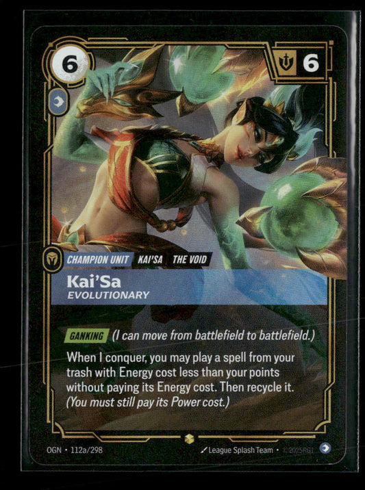 Kai'Sa - Evolutionary (Alternate Art) #112a/298 Foil - Riftbound