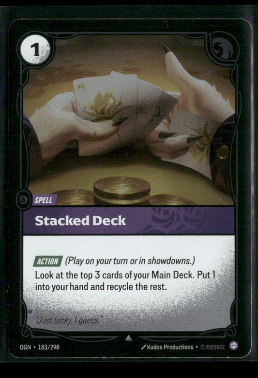 Stacked Deck #183/298 Foil - Riftbound Origins