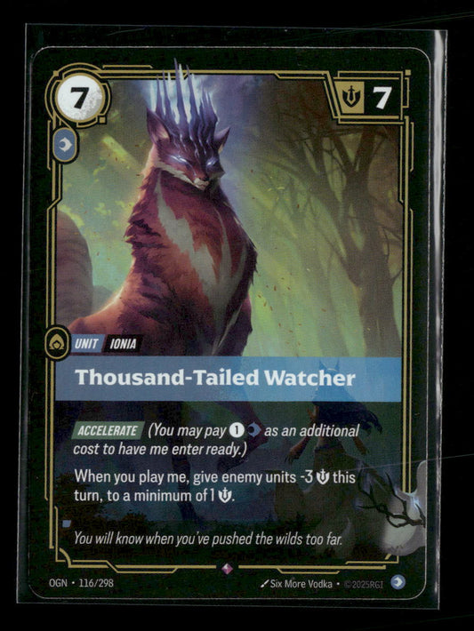 Thousand-Tailed Watcher #116/298 Foil Rare - Riftbound Origins
