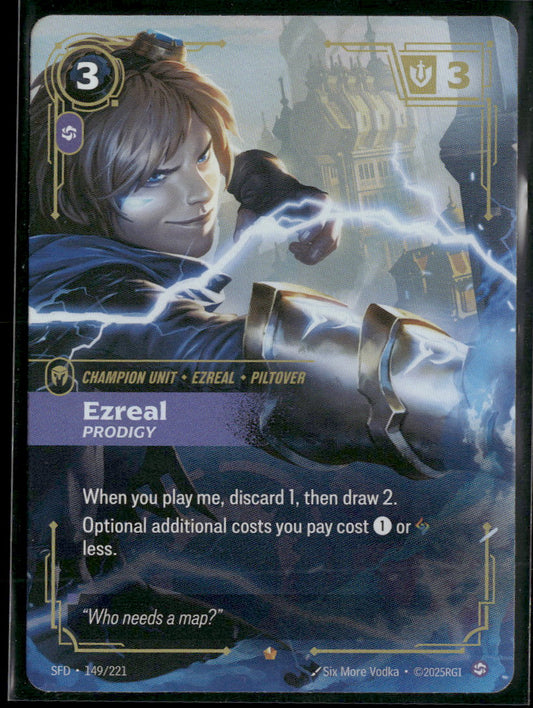 Ezreal, Prodigy #149/221 Legendary - Riftbound Spiritforged