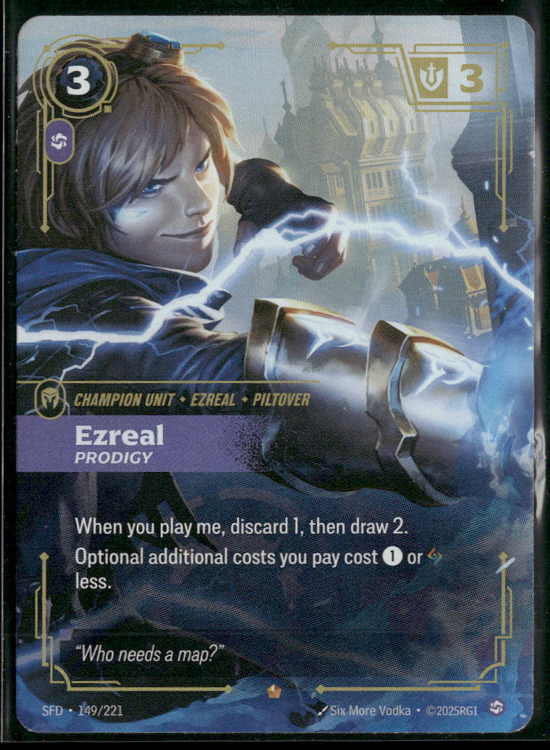 Ezreal #149/221 Rare - Riftbound Spiritforged