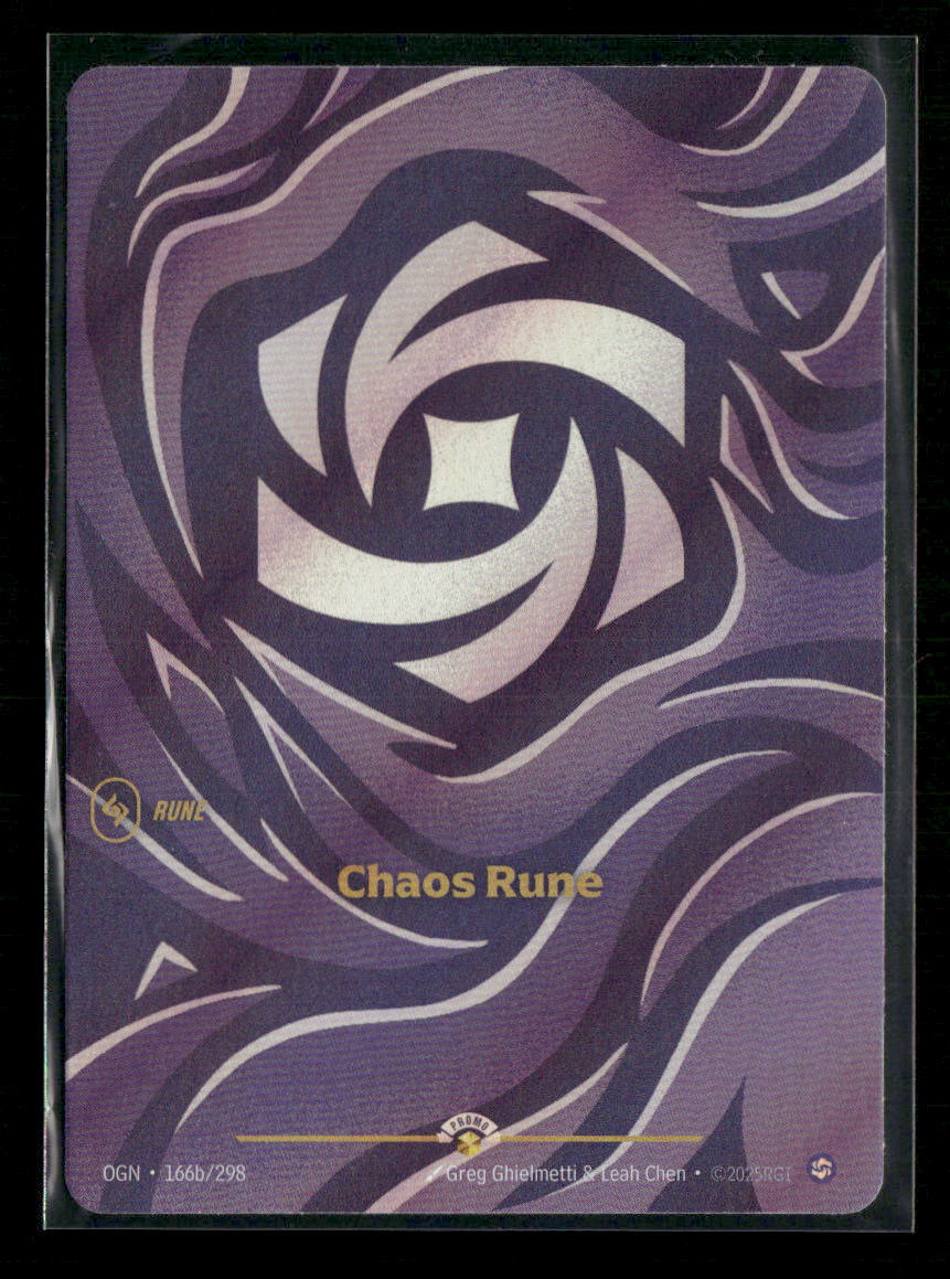 Chaos Rune #166b Foil Showcase - Riftbound Origins