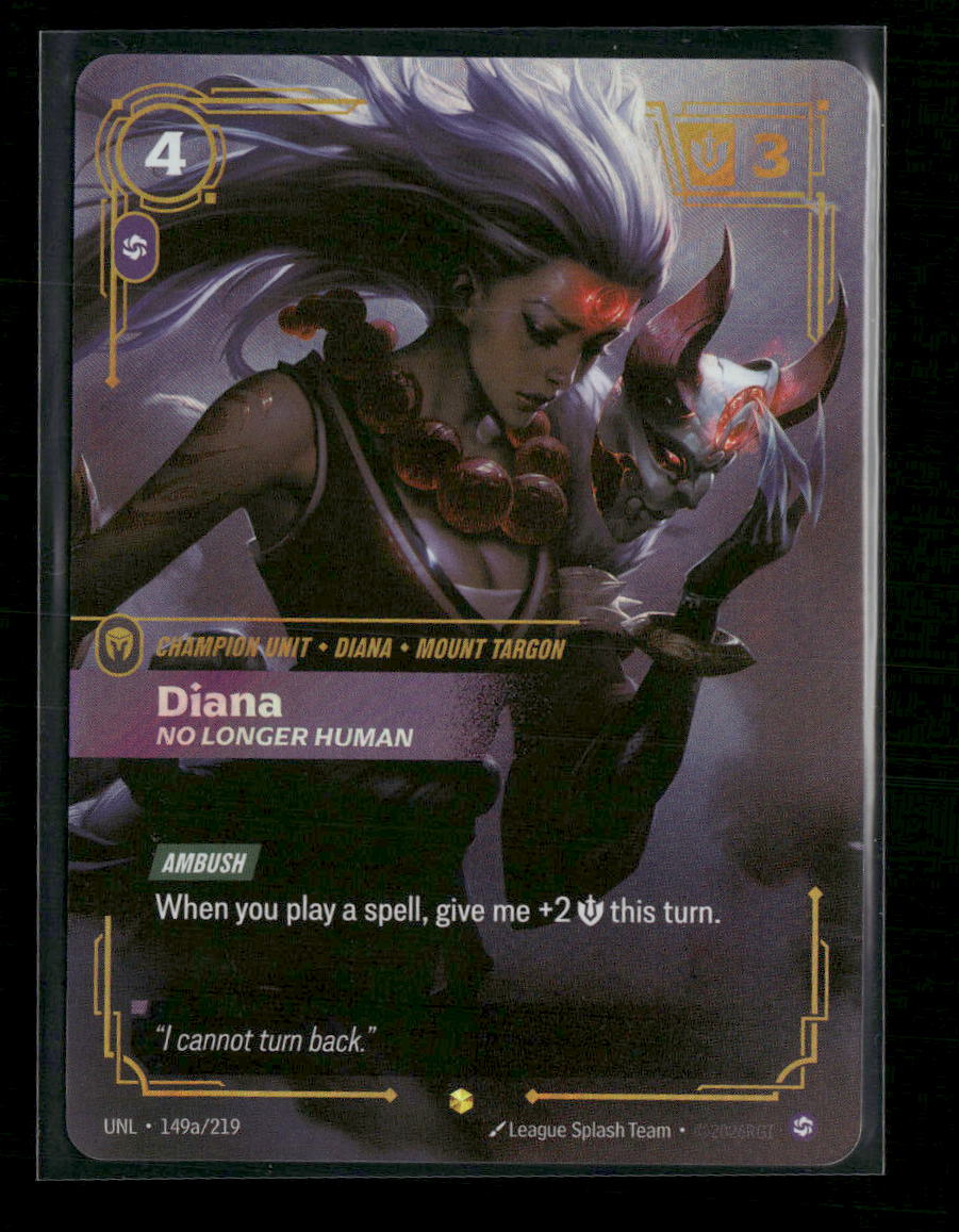 Diana - No Longer Human (Alternate Art) #149a/219 Foil - Riftbound