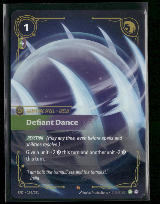 Defiant Dance #196/221 Foil Epic - Riftbound Spiritforged