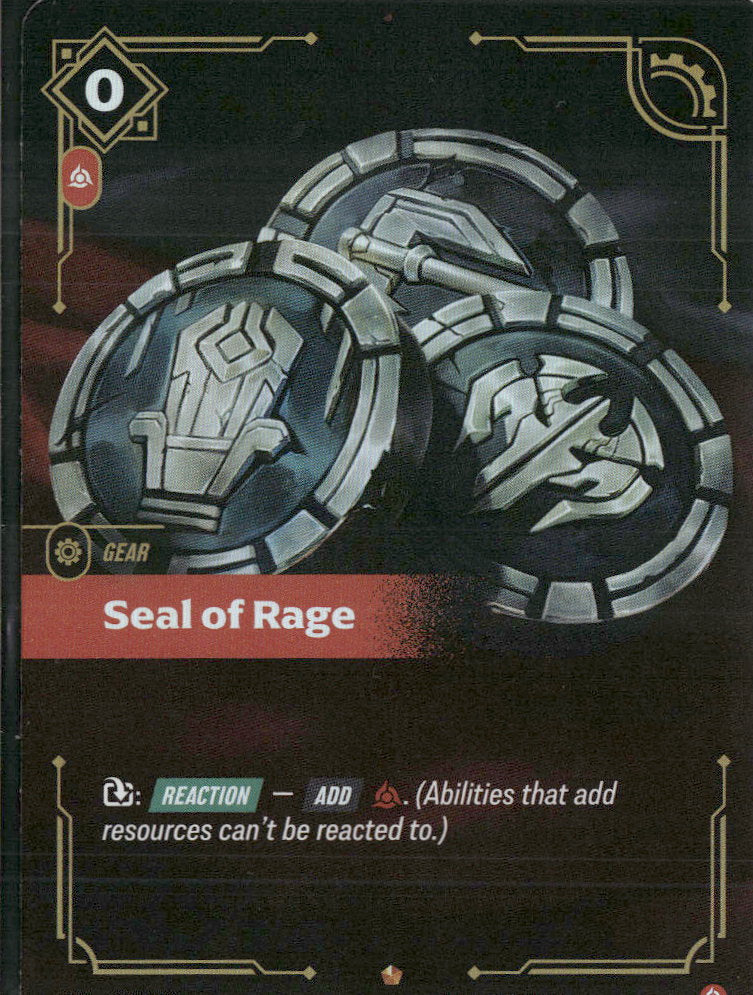 Seal of Rage #040/298 - Riftbound Origins
