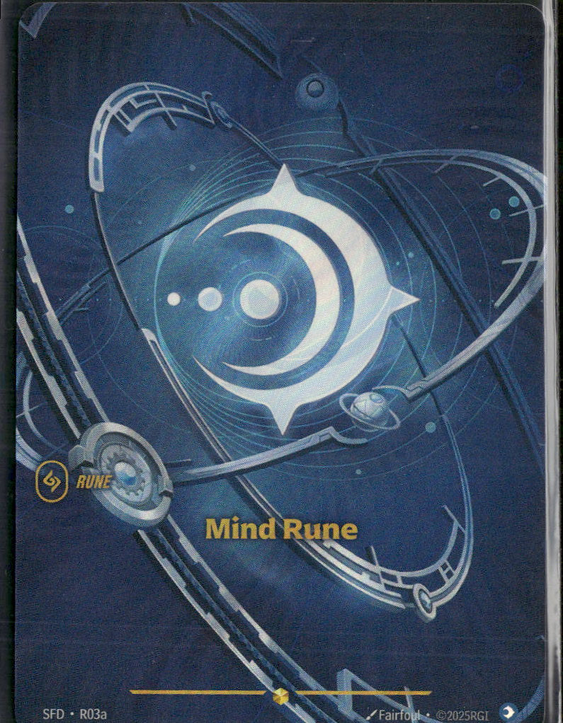 Mind Rune (R03a) #R03a Showcase - Riftbound Spiritforged