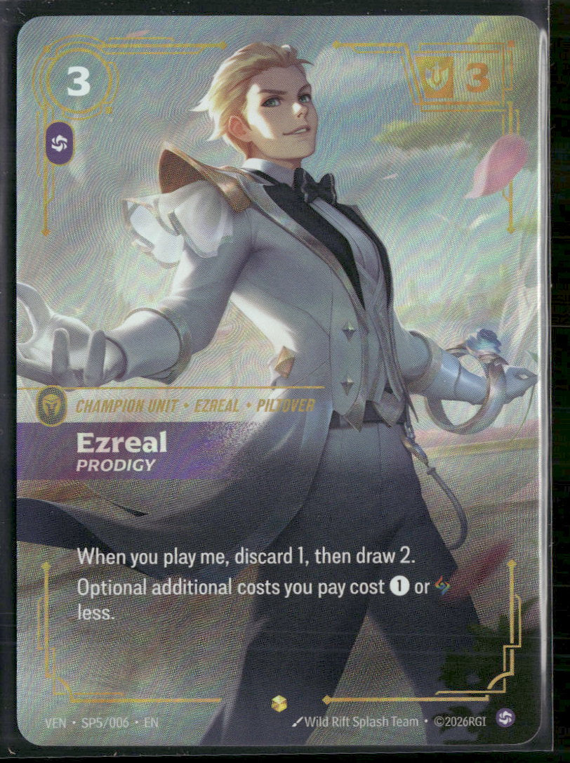 Ezreal, Prodigy #SP5/006 Legendary - Riftbound