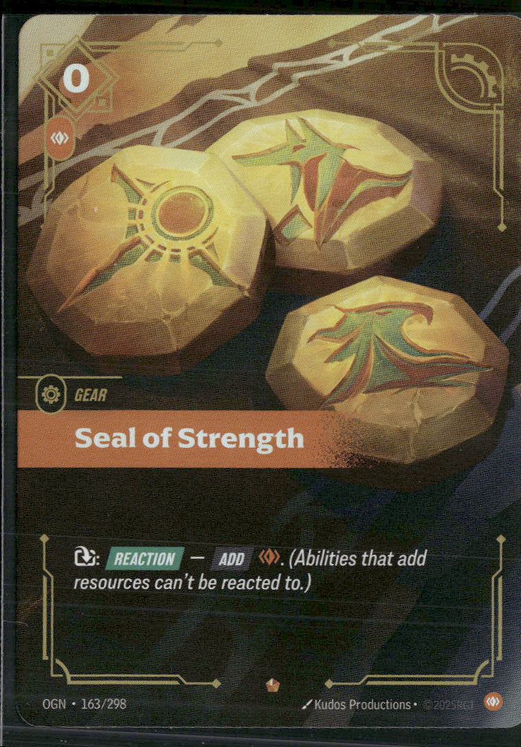Seal of Strength #163/298 - Riftbound Origins