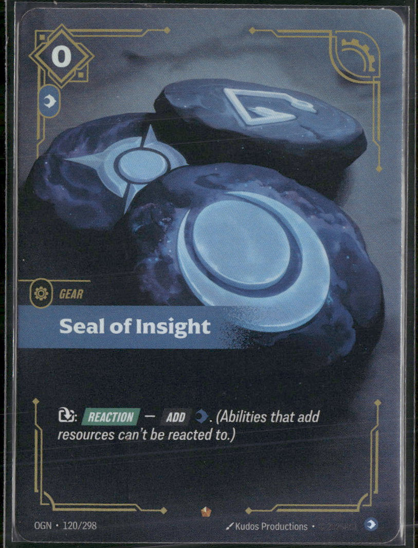 Seal of Insight #120/298 - Riftbound Origins