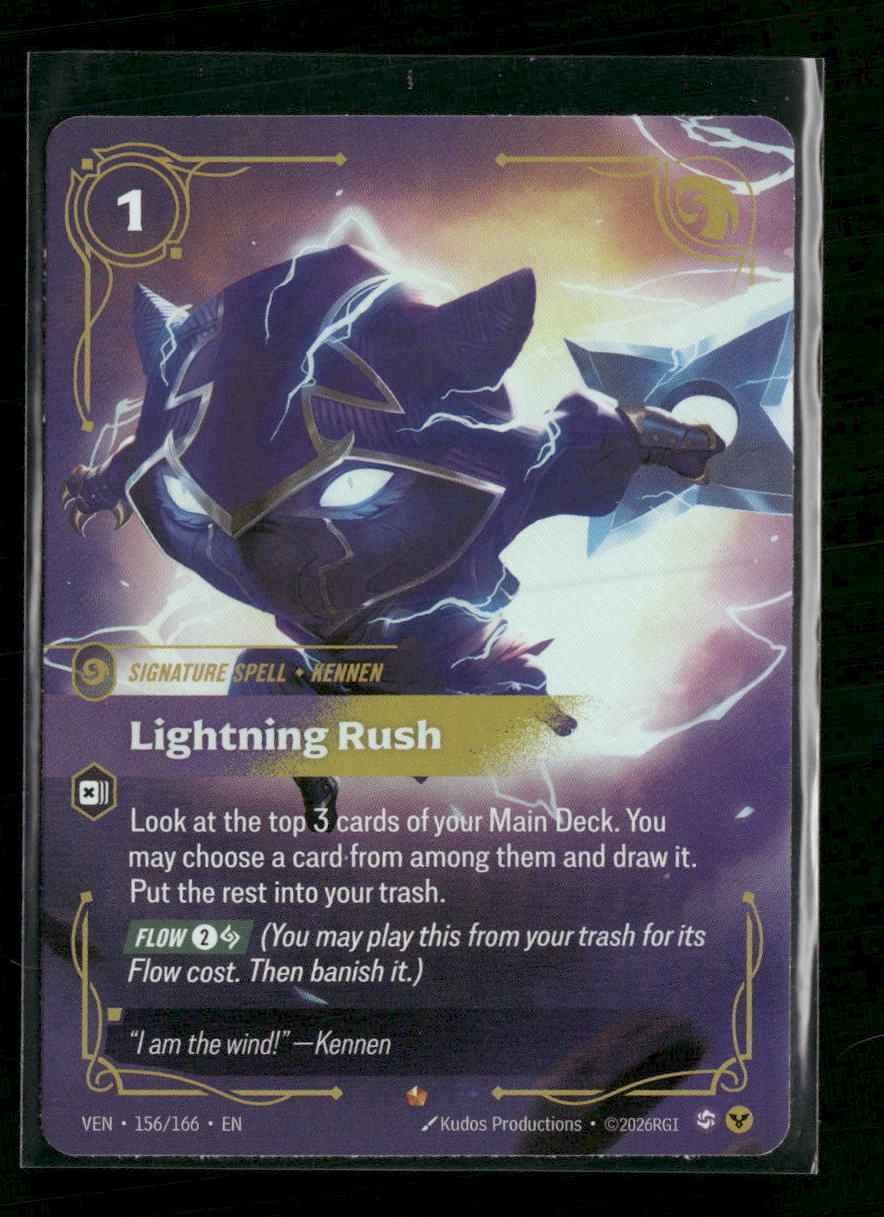Lightning Rush #156/166 Foil Epic - Riftbound Vendetta