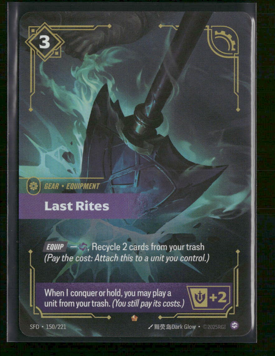 Last Rites #150/221 Foil Epic - Riftbound Spiritforged