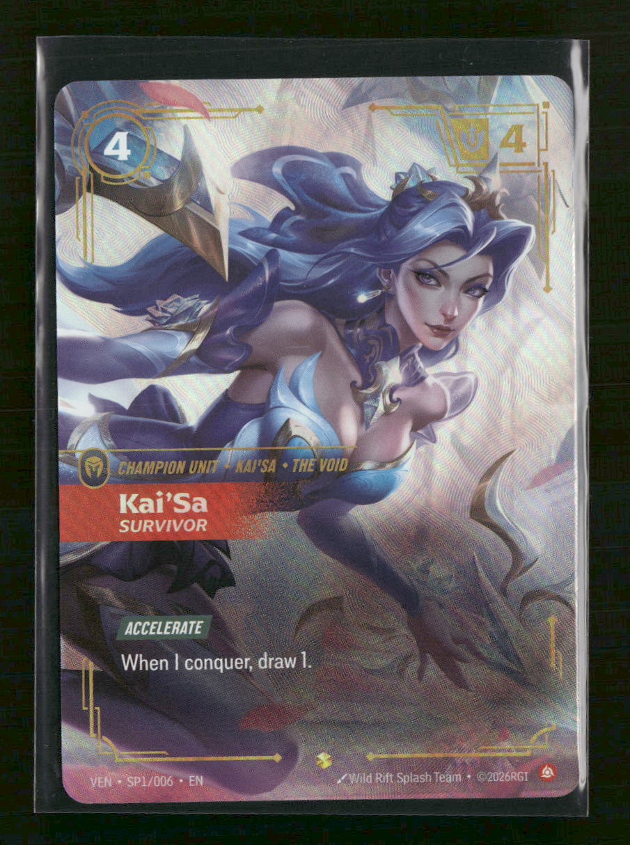 Kai'Sa - Survivor #SP1/006 Foil Showcase - Riftbound Vendetta