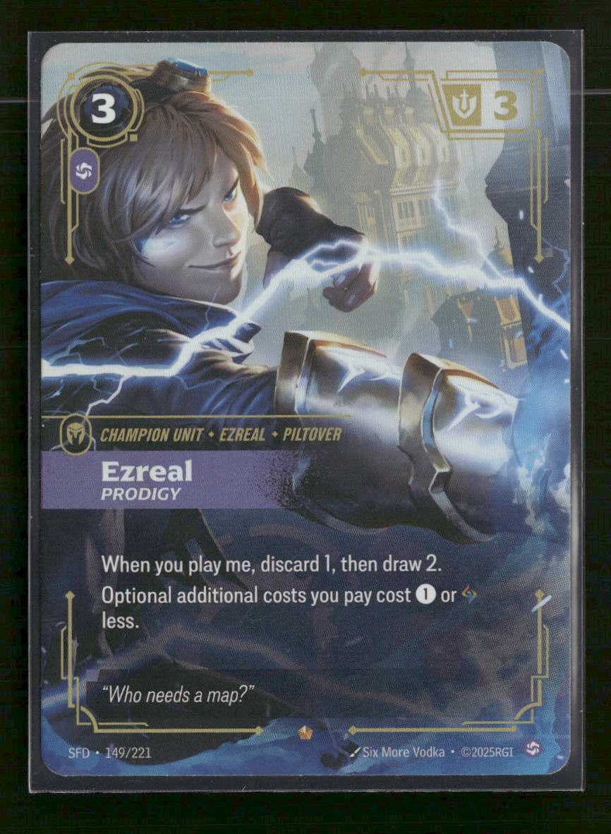 Ezreal, Prodigy #149/221 Legendary - Riftbound Spiritforged