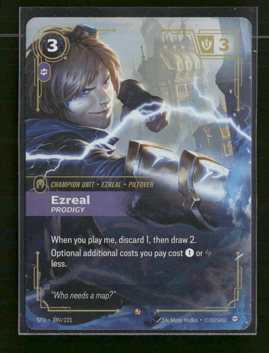 Ezreal, Prodigy #149/221 Rare - Riftbound Spiritforged