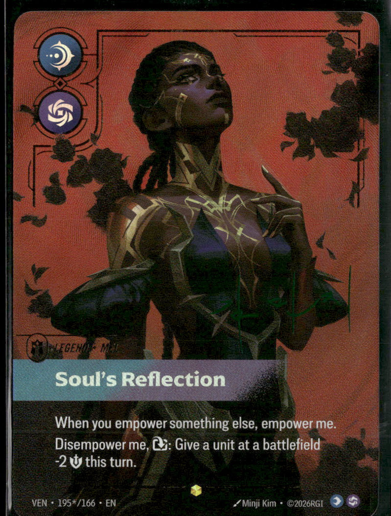 Mel, Soul's Reflection (Signature) #195*/166 Showcase - Riftbound Vendetta