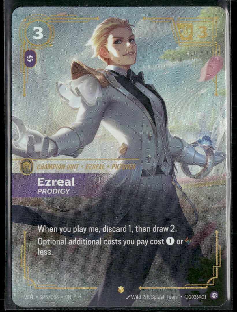 Ezreal, Prodigy #5/6 Legendary - Riftbound