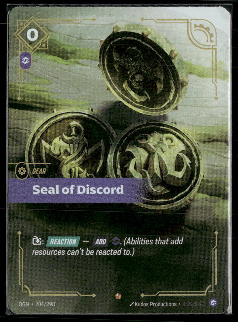 Seal of Discord #204/298 - Riftbound Origins