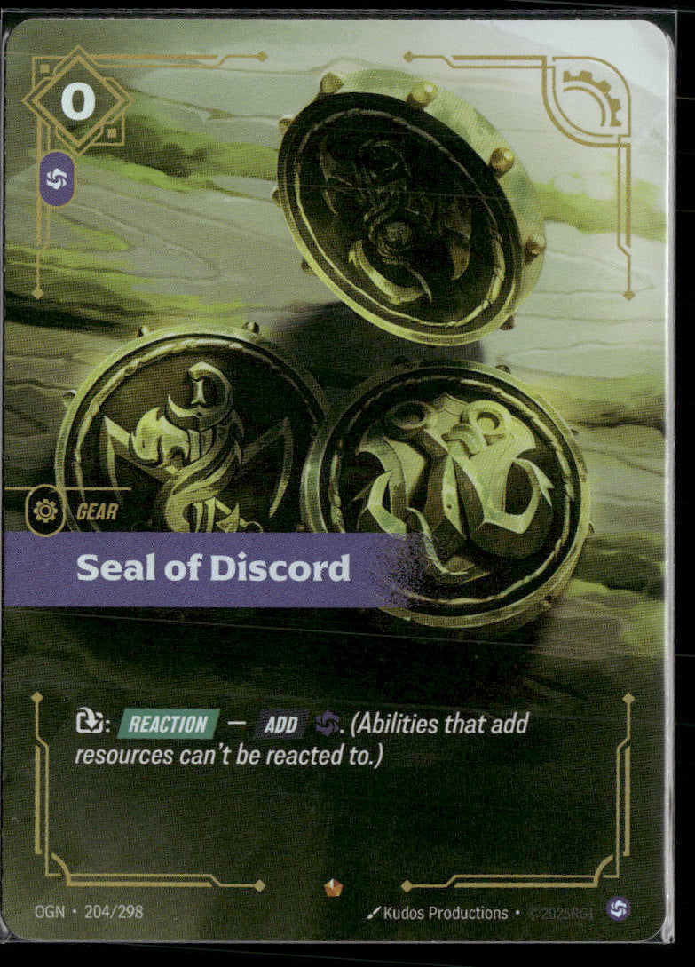 Seal of Discord #204/298 - Riftbound Origins