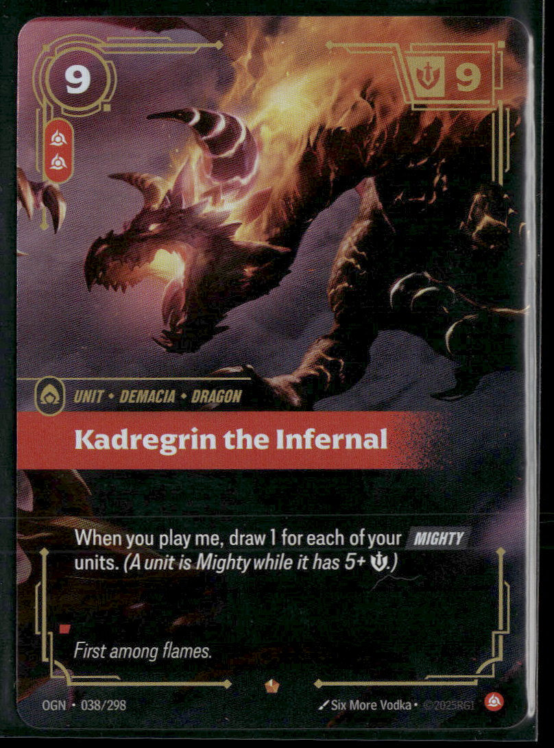 Kadregrin the Infernal #38/298 Legendary - Riftbound Origins
