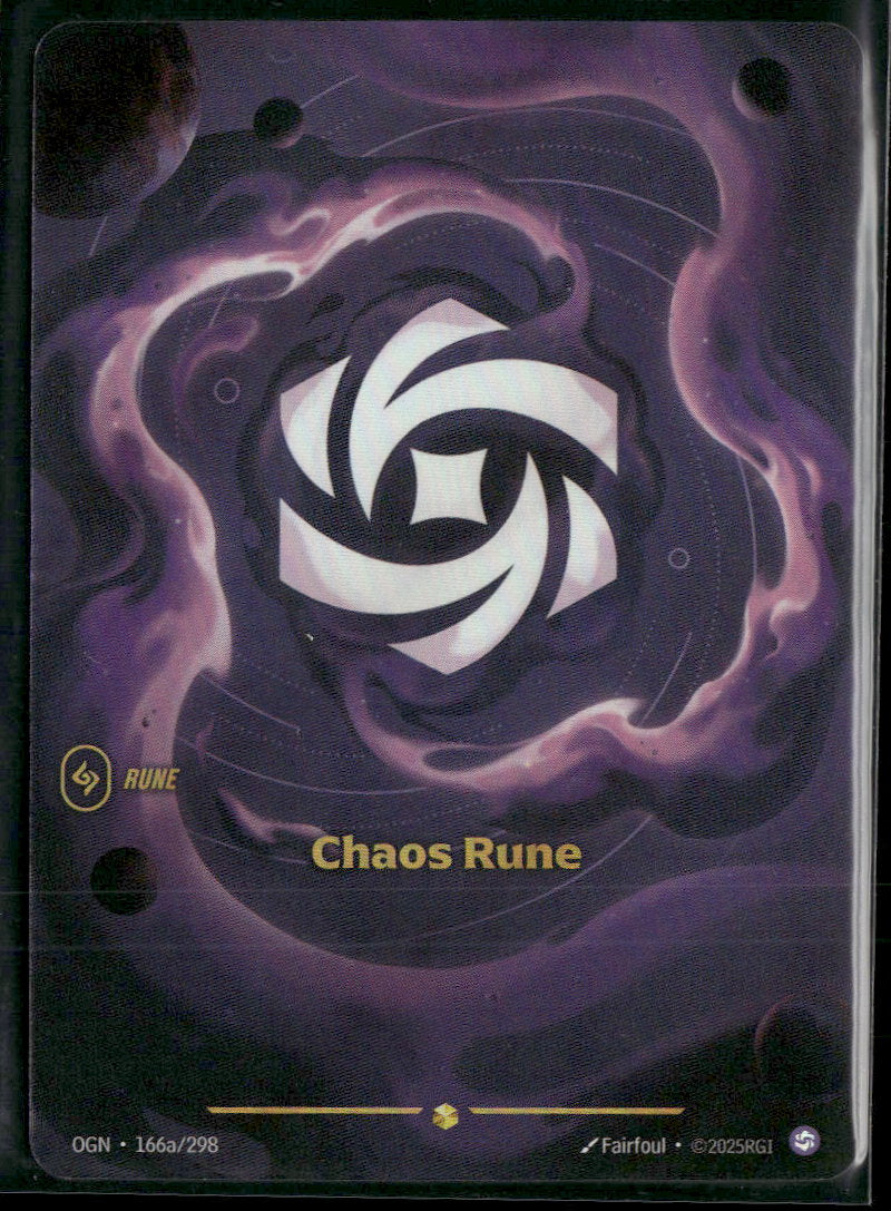 Chaos Rune #166a/298 - Riftbound Origins