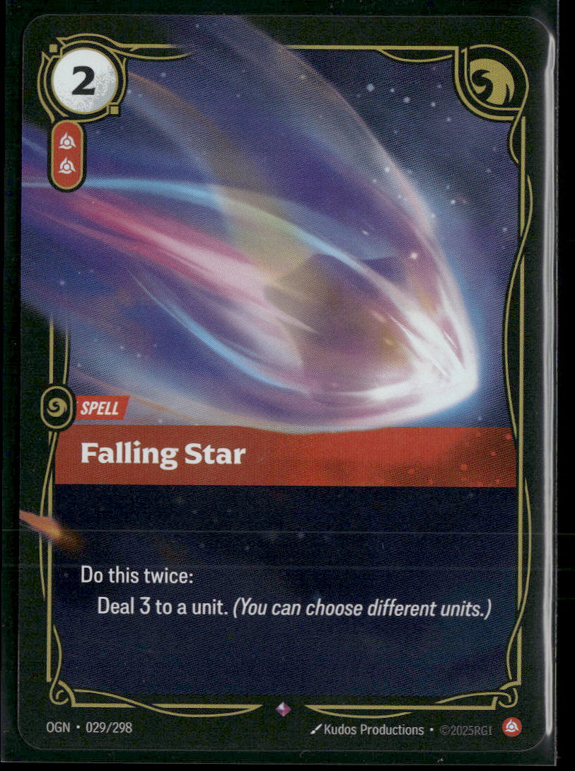 Falling Star #29/298 Rare - Riftbound Origins
