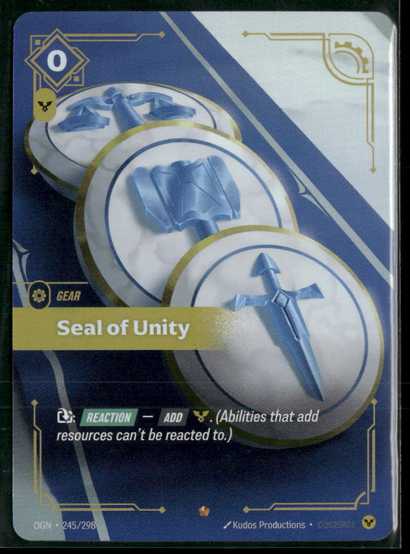 Seal of Unity #245/298 - Riftbound Origins