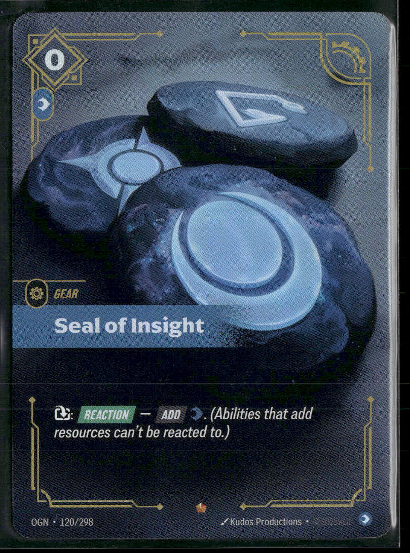 Seal of Insight #120/298 - Riftbound Origins