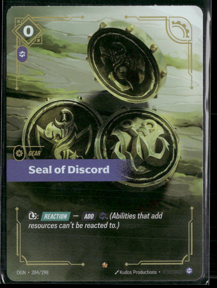 Seal of Discord #204/298 - Riftbound Origins
