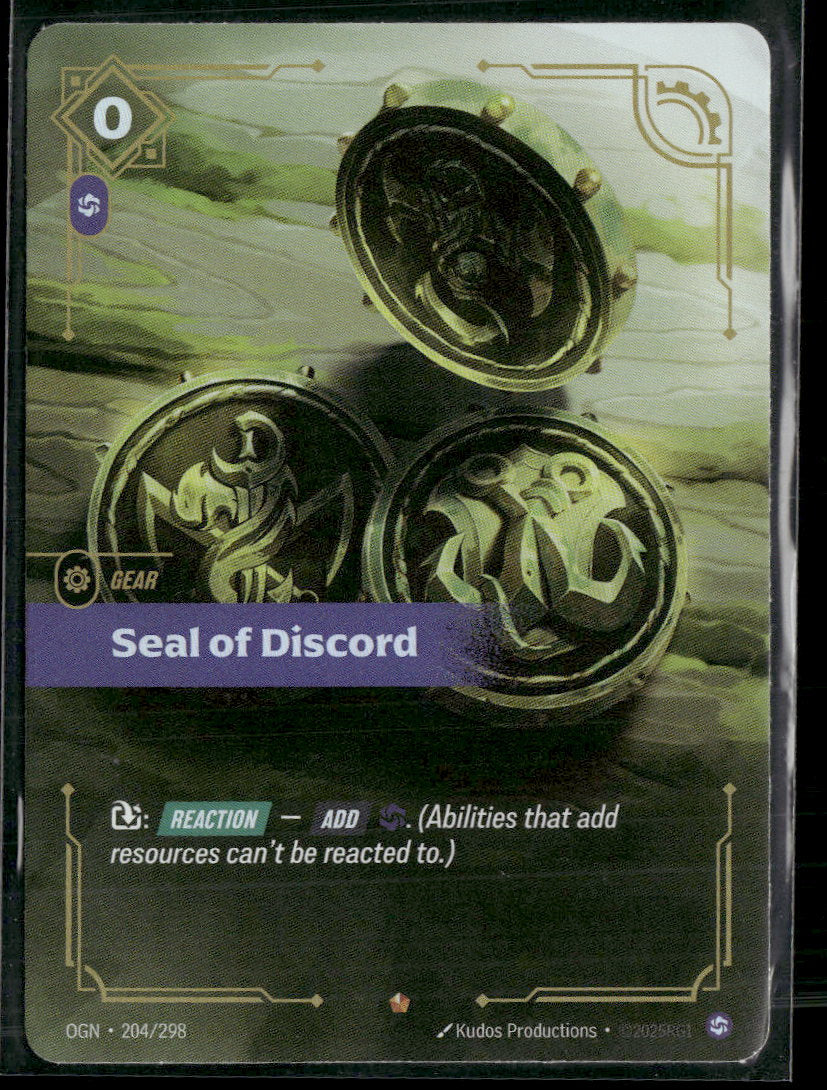 Seal of Discord #204/298 - Riftbound Origins
